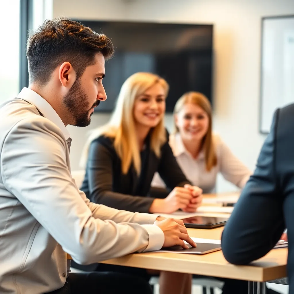 Deelnemers werken samen tijdens een interactieve trainingssessie